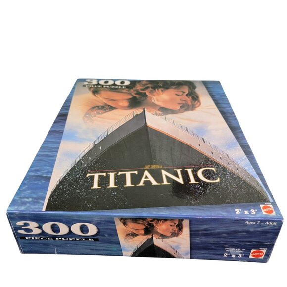 Titanic Movie Vintage 1998 Jigsaw Puzzle 300 Piece New In Box 2 x 3 Games Home - Picture 2 of 9